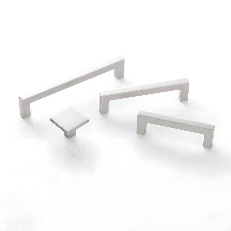 Hickory Hardware Solid Core Kitchen Cabinet Pulls  Luxury Cabinet Handles  Hardware for Doors & Dresser Drawers  6-5/16 Inch (160mm) Hole Center  Stainless Steel  Skylight Collection(Pack of 1) - Image 3